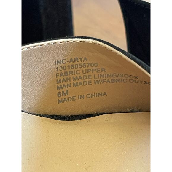 I.N.C. Women's Ninel Platform Sandals Black Size 6 - Picture 8 of 9